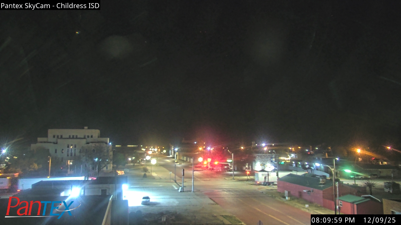Thumbnail for current weather camera view from Childress ISD in Childress, Texas