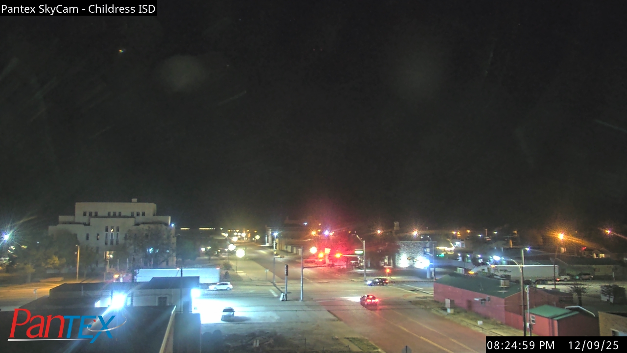 Thumbnail for current weather camera view from Childress ISD in Childress, Texas