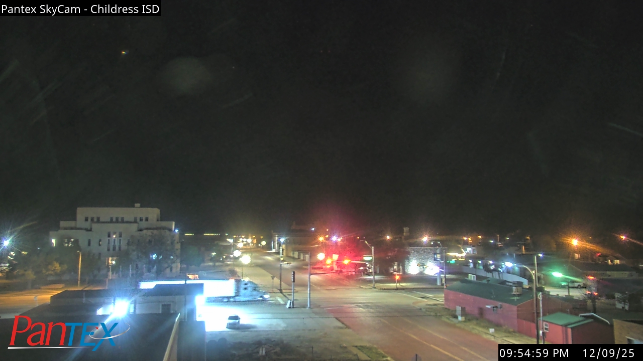 Thumbnail for current weather camera view from Childress ISD in Childress, Texas
