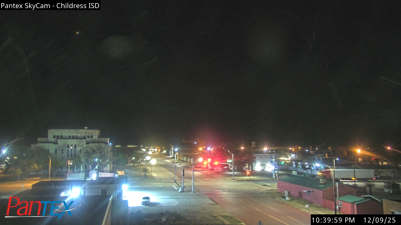 Thumbnail for current weather camera view from Childress ISD in Childress, Texas