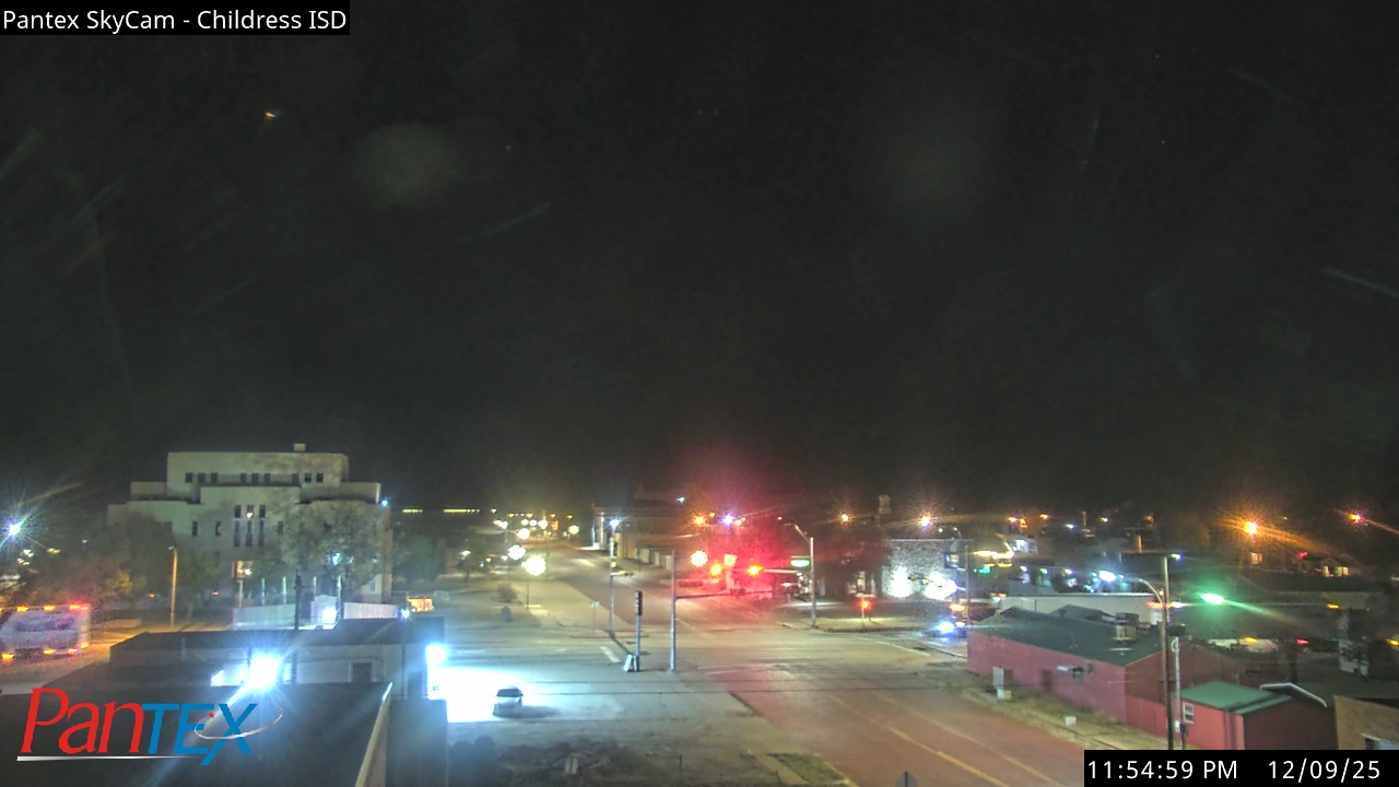 Thumbnail for current weather camera view from Childress ISD in Childress, Texas