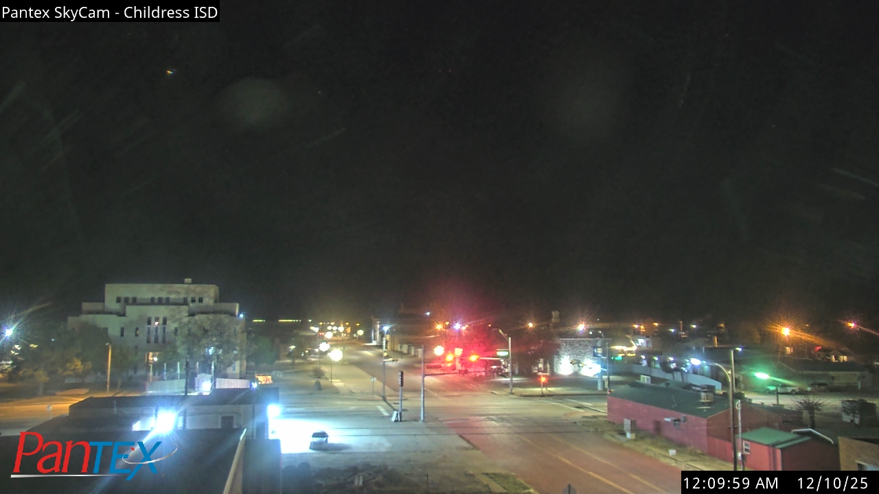 Thumbnail for current weather camera view from Childress ISD in Childress, Texas