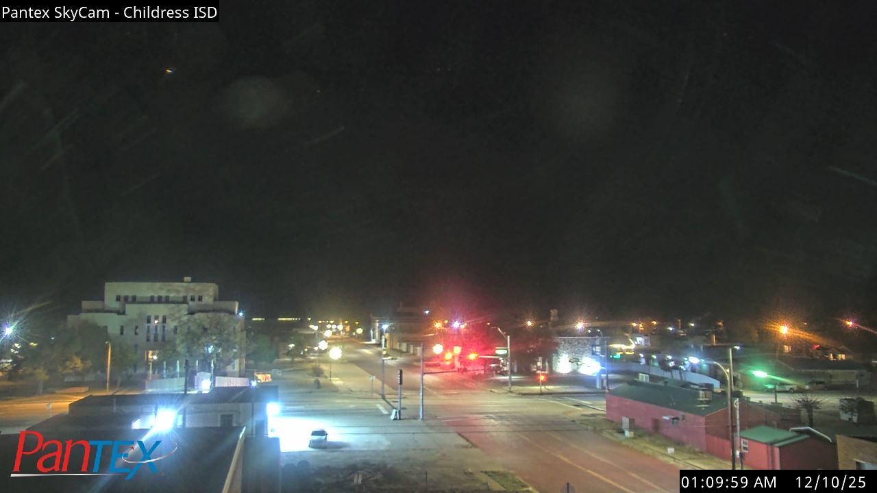 Thumbnail for current weather camera view from Childress ISD in Childress, Texas