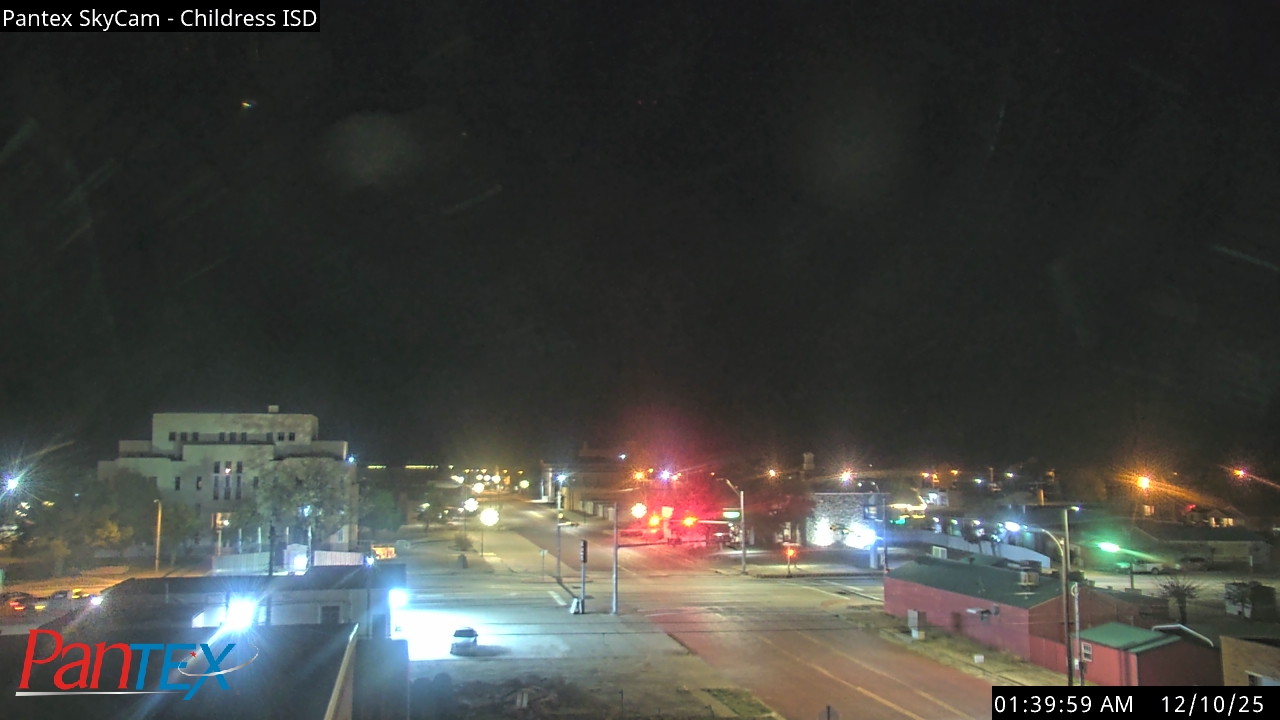 Thumbnail for current weather camera view from Childress ISD in Childress, Texas