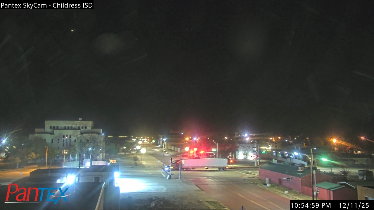 Thumbnail for current weather camera view from Childress ISD in Childress, Texas