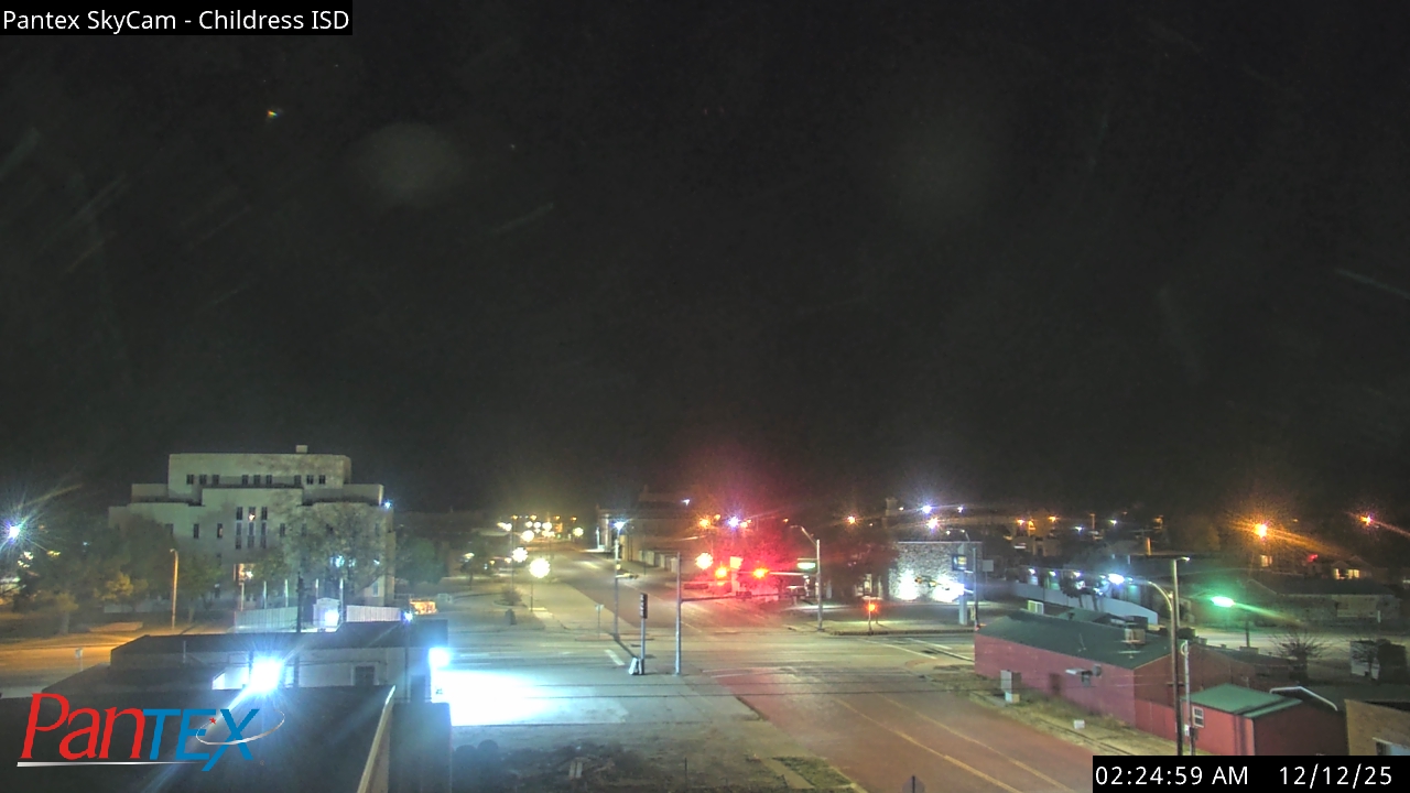 Thumbnail for current weather camera view from Childress ISD in Childress, Texas