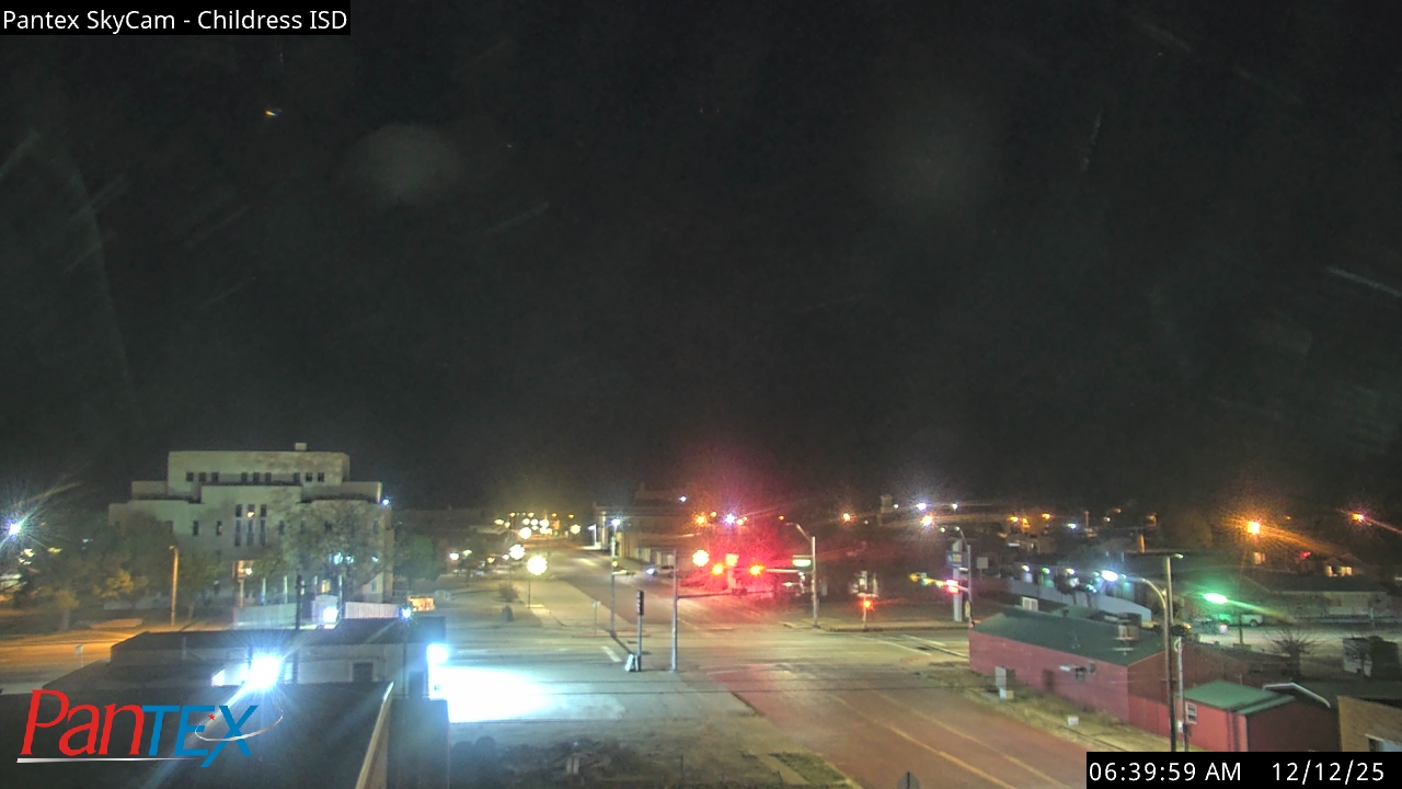 Thumbnail for current weather camera view from Childress ISD in Childress, Texas