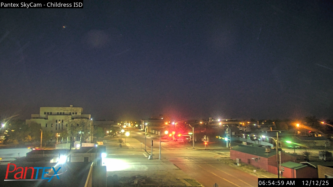 Thumbnail for current weather camera view from Childress ISD in Childress, Texas