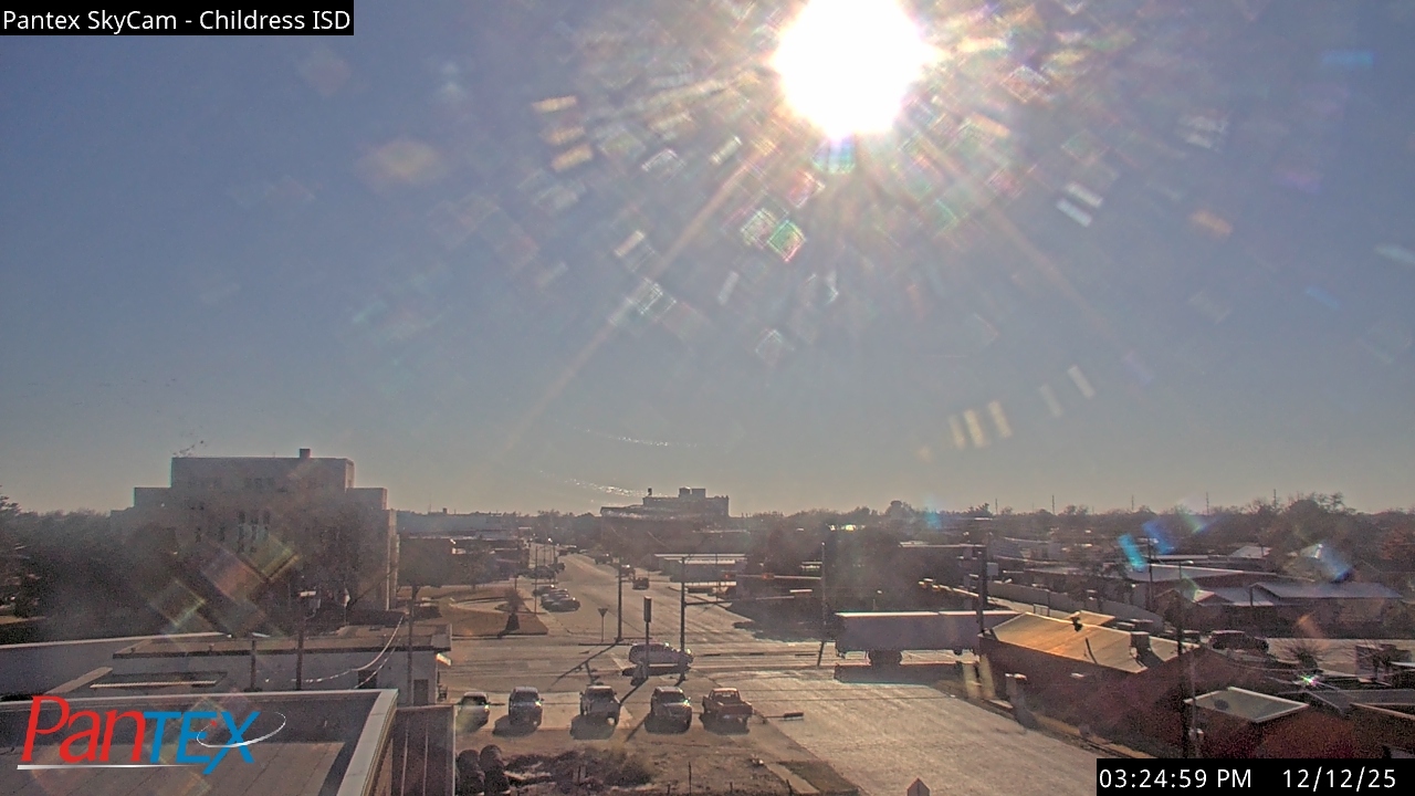 Thumbnail for current weather camera view from Childress ISD in Childress, Texas