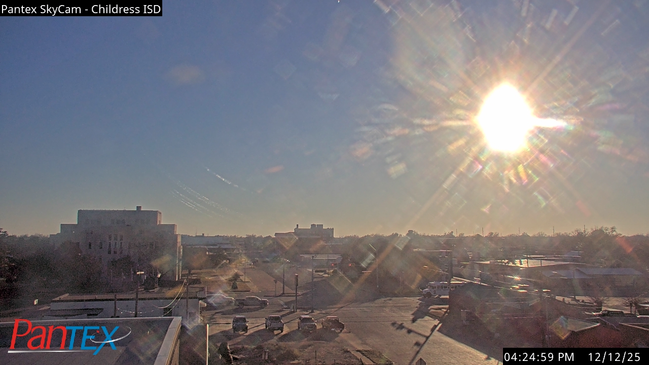 Thumbnail for current weather camera view from Childress ISD in Childress, Texas