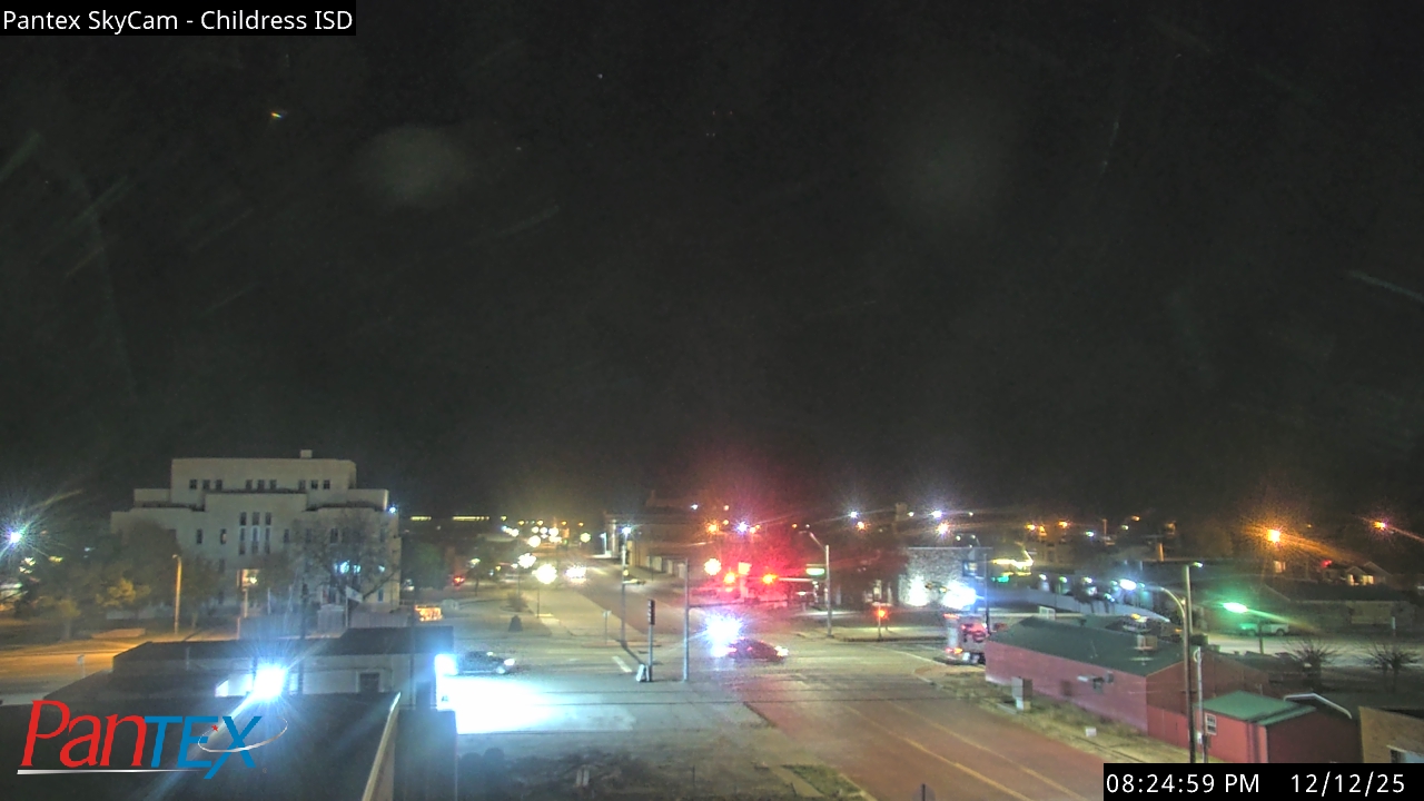 Thumbnail for current weather camera view from Childress ISD in Childress, Texas