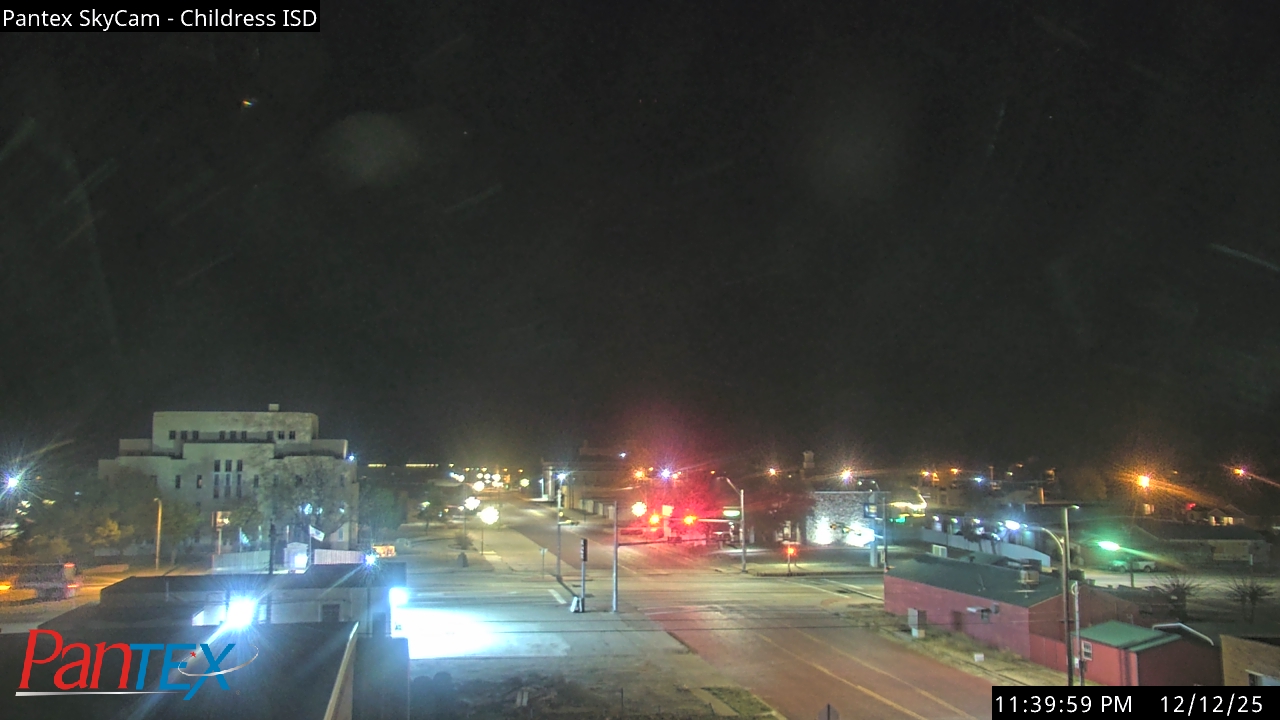 Thumbnail for current weather camera view from Childress ISD in Childress, Texas