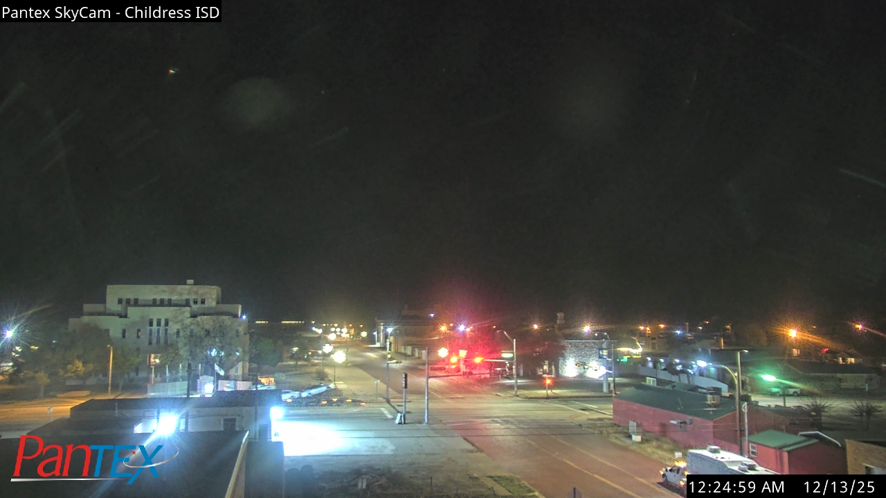 Thumbnail for current weather camera view from Childress ISD in Childress, Texas