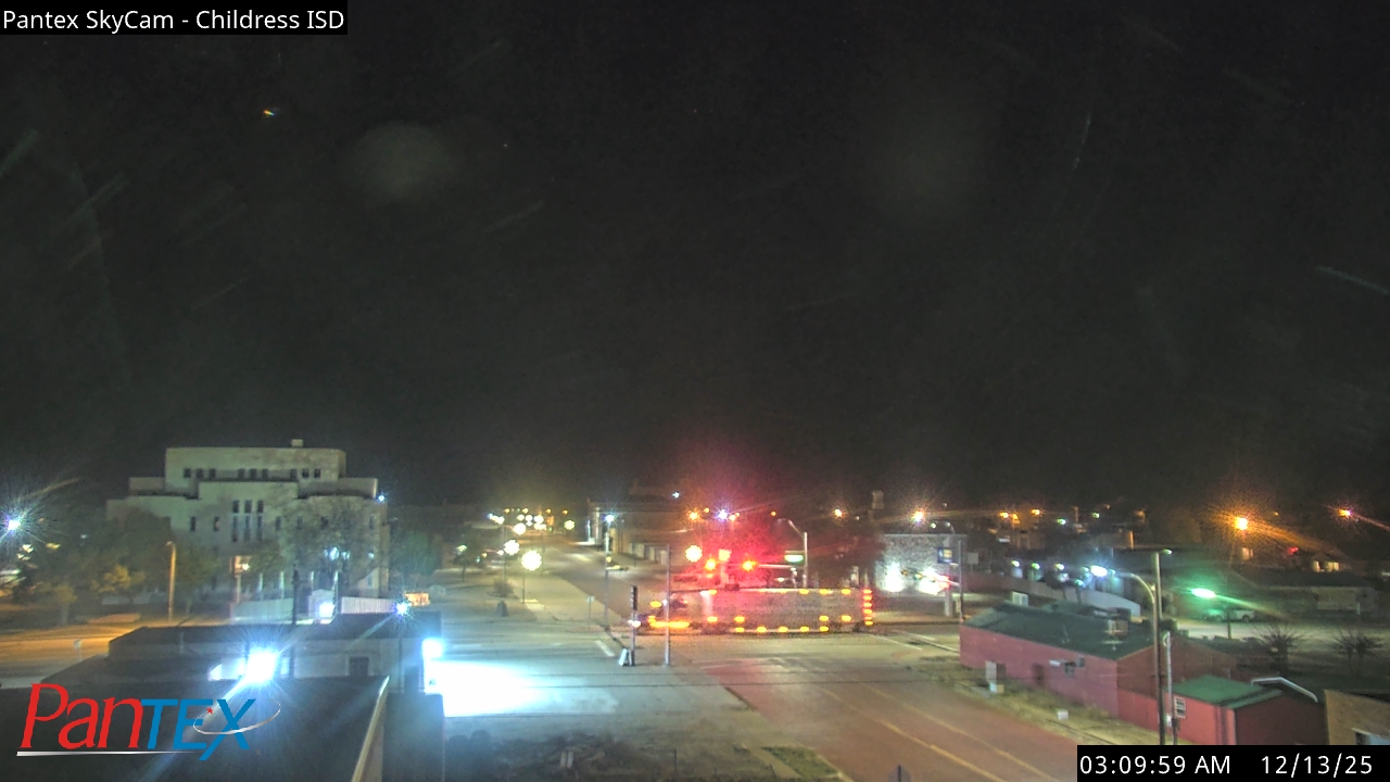 Thumbnail for current weather camera view from Childress ISD in Childress, Texas
