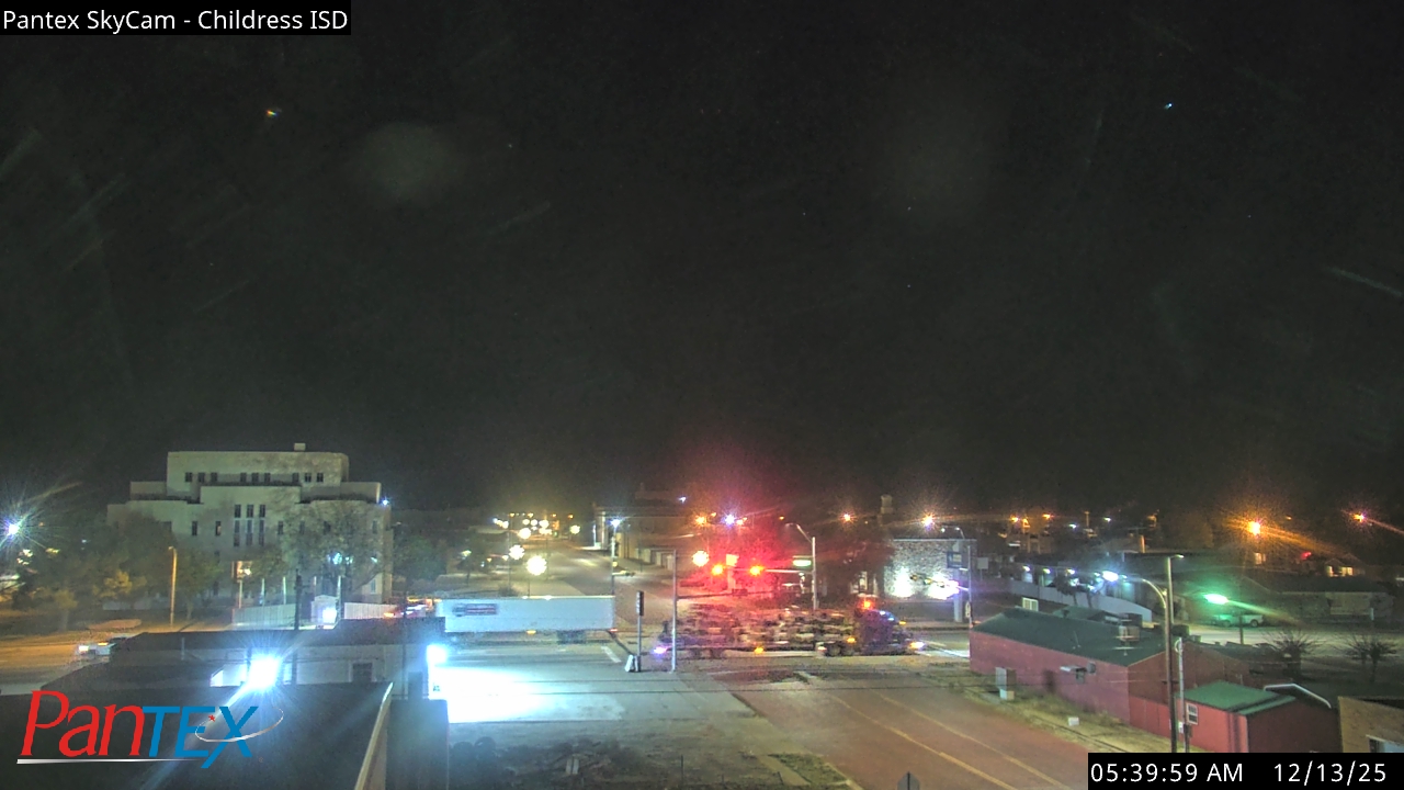 Thumbnail for current weather camera view from Childress ISD in Childress, Texas