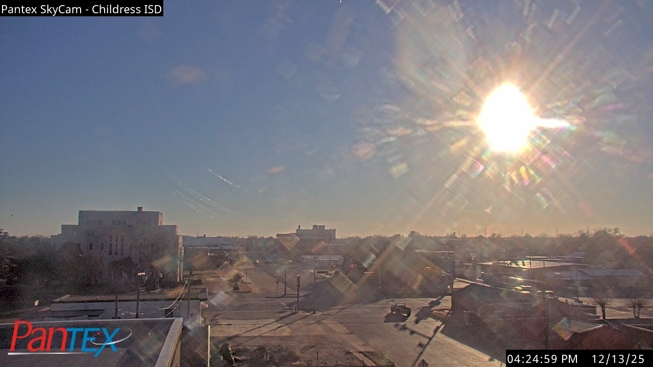 Thumbnail for current weather camera view from Childress ISD in Childress, Texas