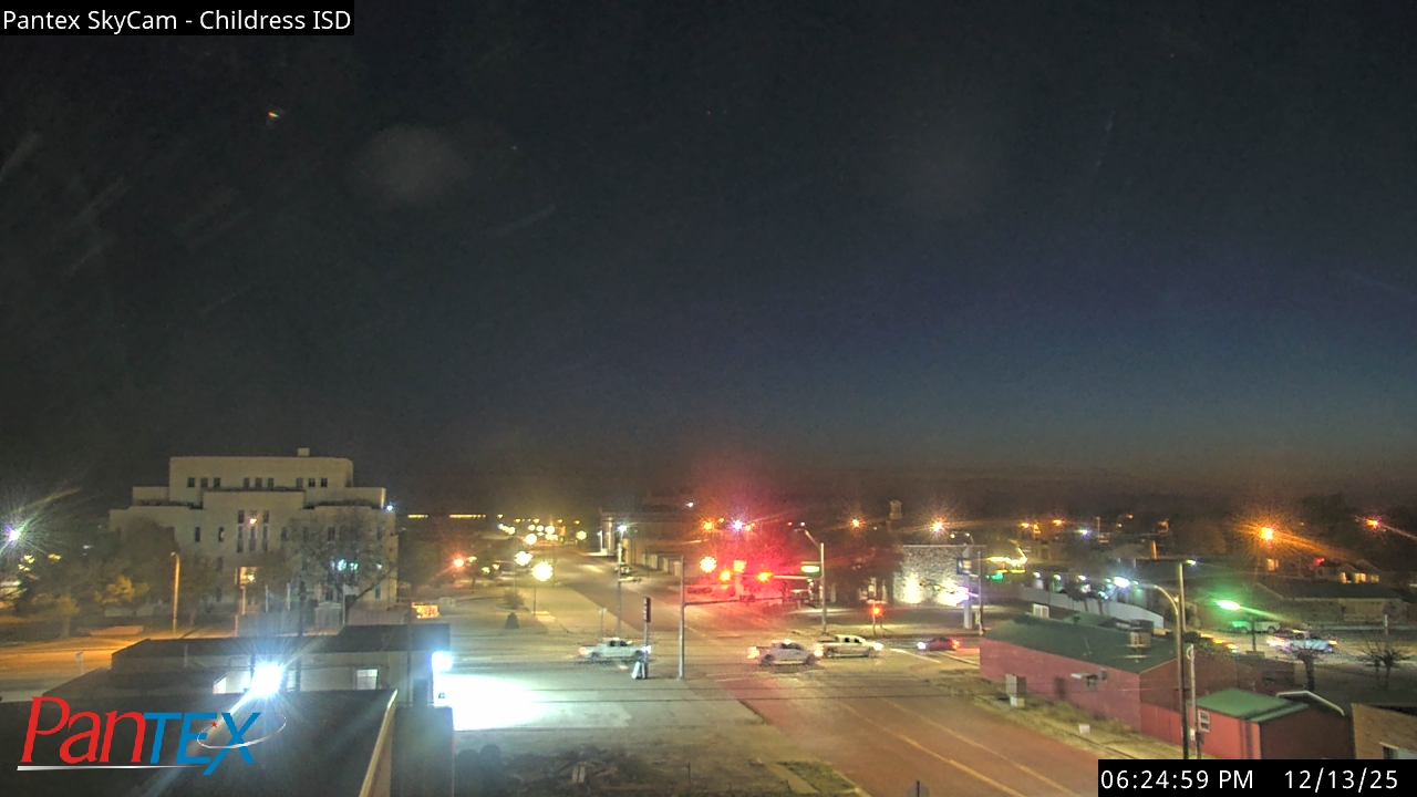Thumbnail for current weather camera view from Childress ISD in Childress, Texas