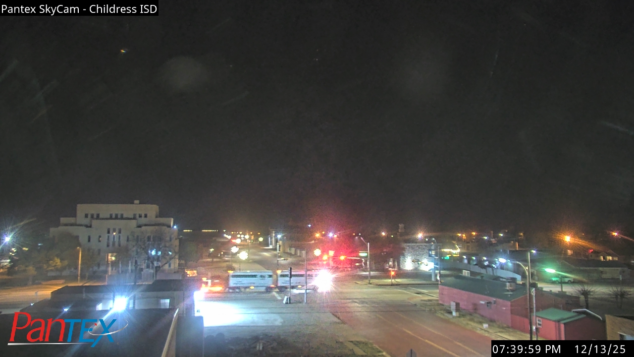 Thumbnail for current weather camera view from Childress ISD in Childress, Texas