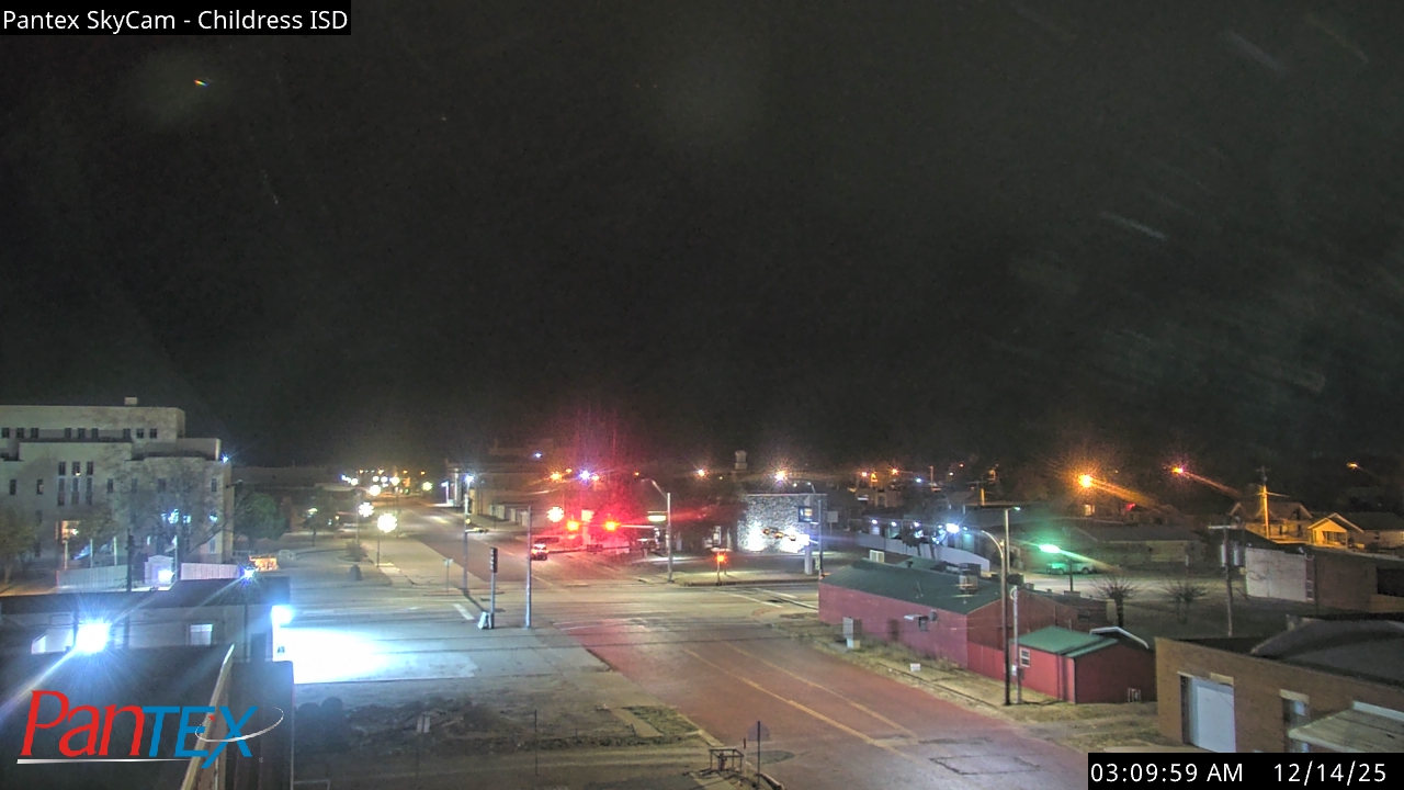 Thumbnail for current weather camera view from Childress ISD in Childress, Texas
