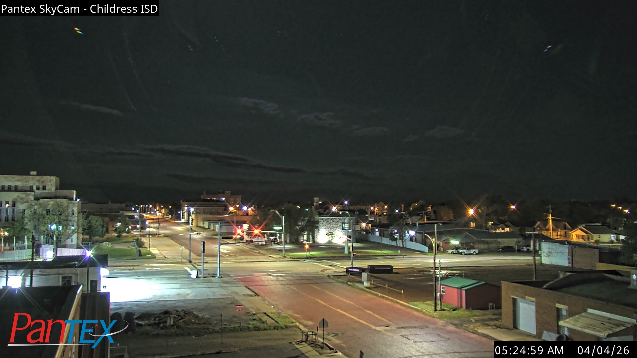 Thumbnail for current weather camera view from Childress ISD in Childress, Texas