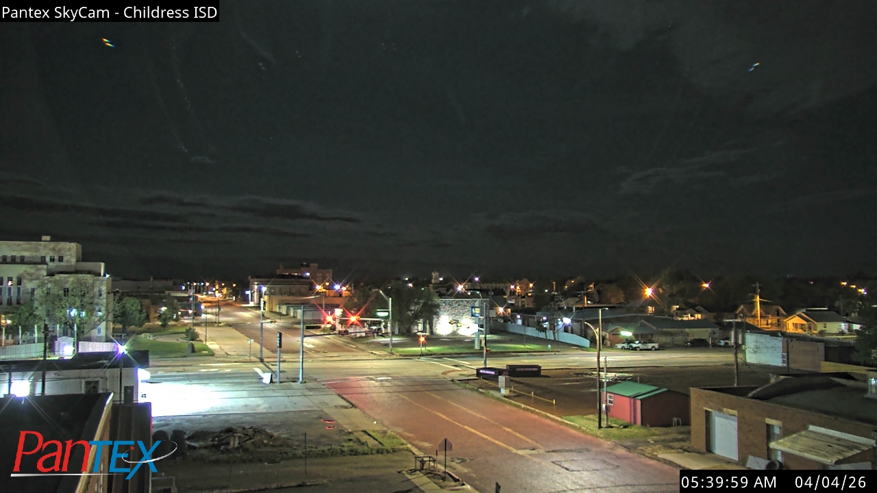 Thumbnail for current weather camera view from Childress ISD in Childress, Texas