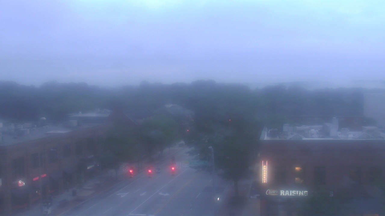 Thumbnail for current weather camera view from Top of the Hill Restaurant in Chapel Hill, North Carolina