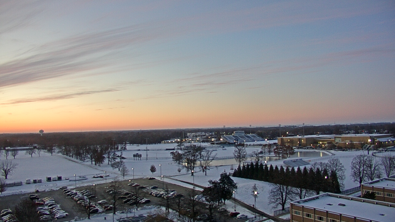 Thumbnail for current weather camera view from Eastern Illinois University in Charleston, Illinois
