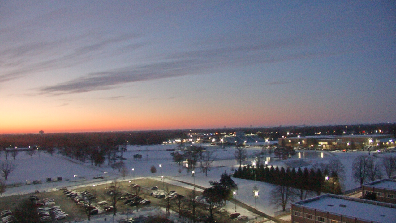 Thumbnail for current weather camera view from Eastern Illinois University in Charleston, Illinois