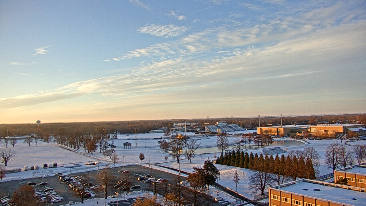 Thumbnail for current weather camera view from Eastern Illinois University in Charleston, Illinois