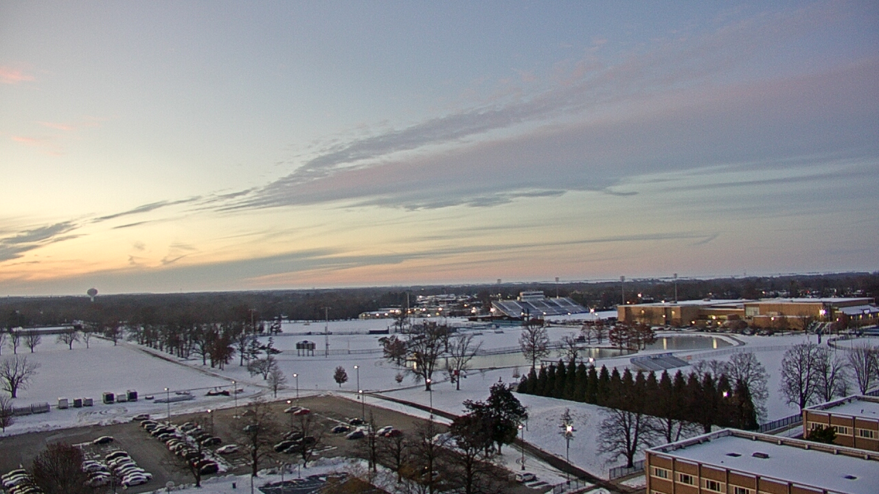 Thumbnail for current weather camera view from Eastern Illinois University in Charleston, Illinois