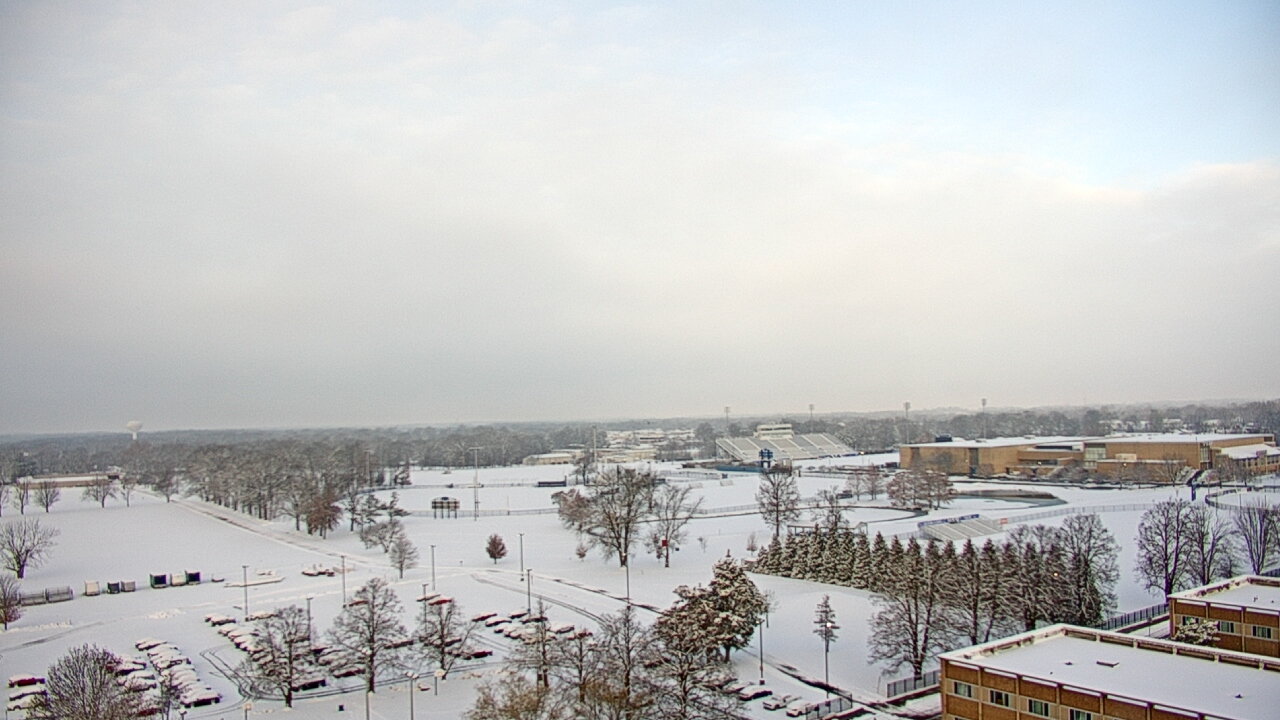 Thumbnail for current weather camera view from Eastern Illinois University in Charleston, Illinois