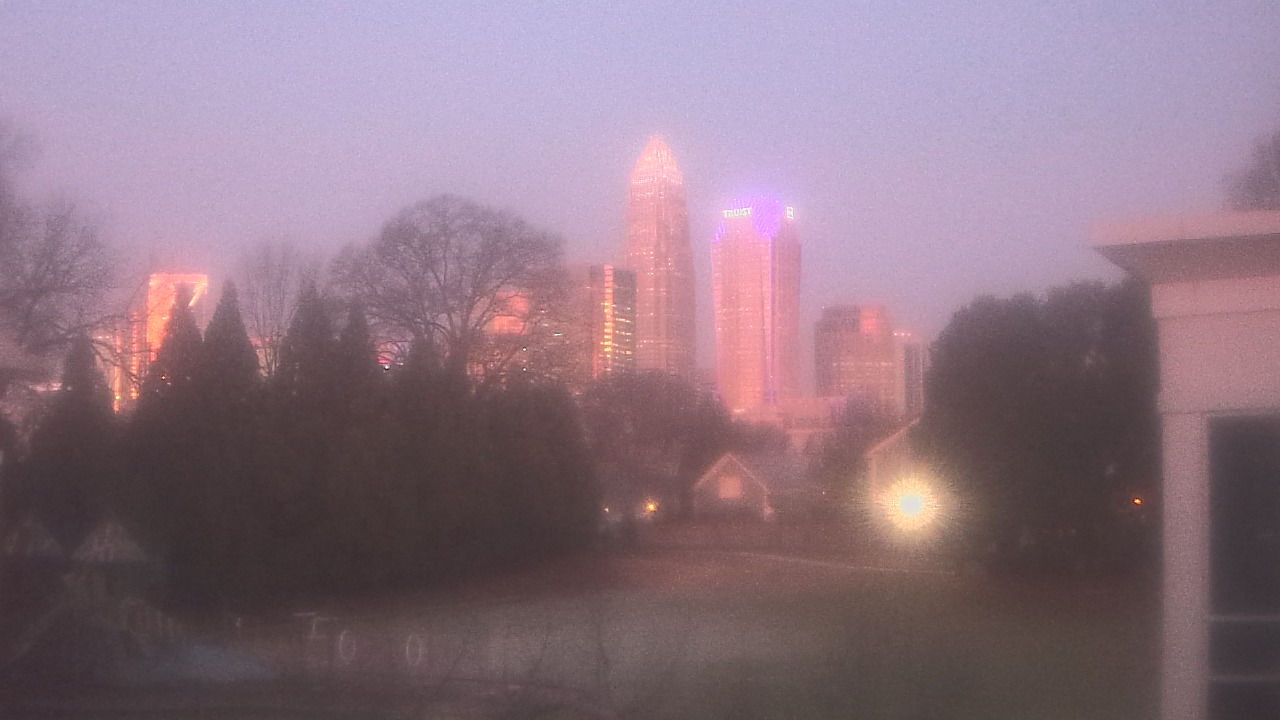 Thumbnail for current weather camera view from Trinity Episcopal School in Charlotte, North Carolina