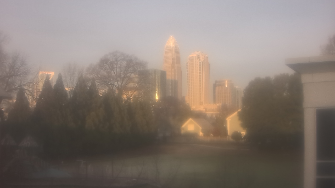 Thumbnail for current weather camera view from Trinity Episcopal School in Charlotte, North Carolina