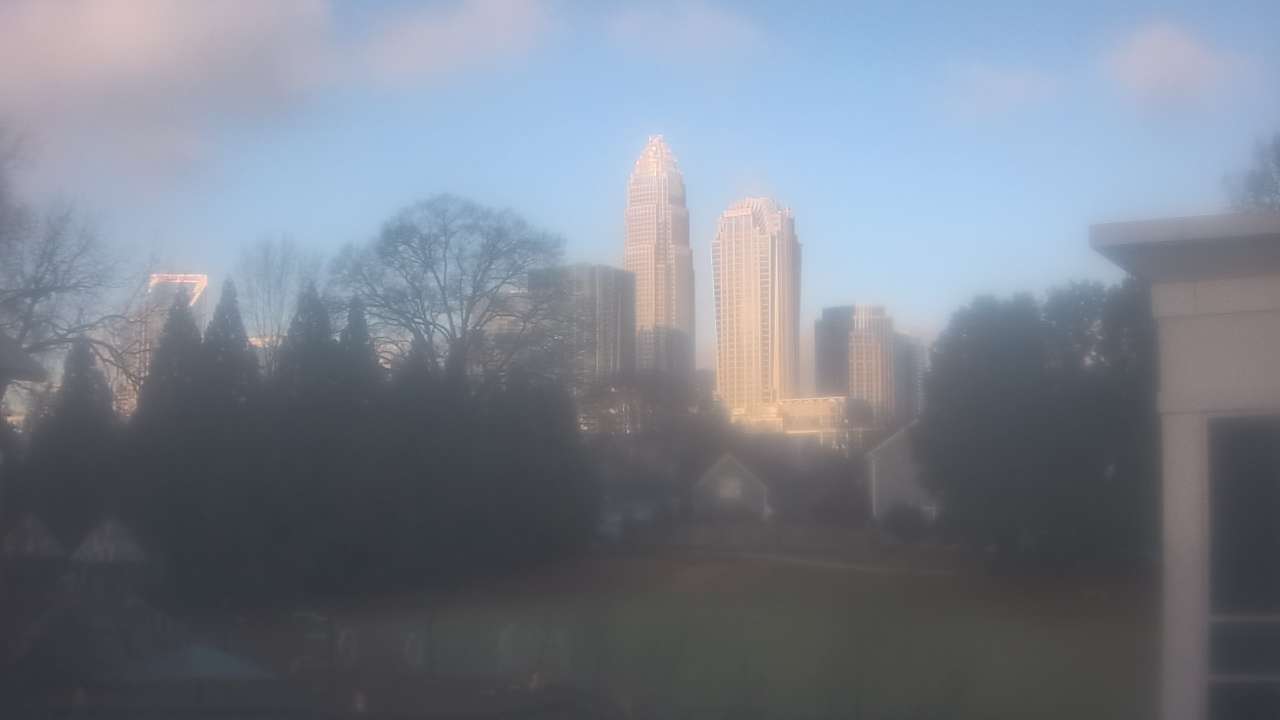 Thumbnail for current weather camera view from Trinity Episcopal School in Charlotte, North Carolina