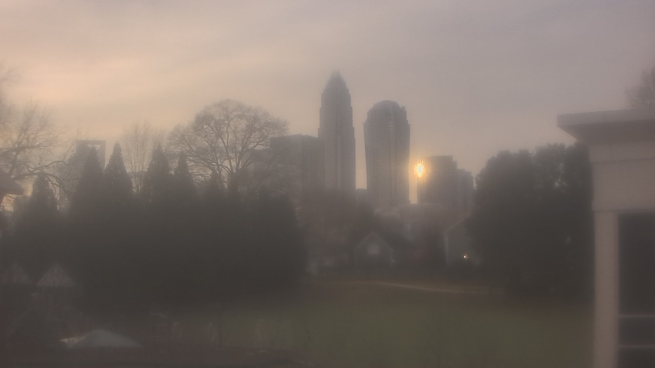 Thumbnail for current weather camera view from Trinity Episcopal School in Charlotte, North Carolina