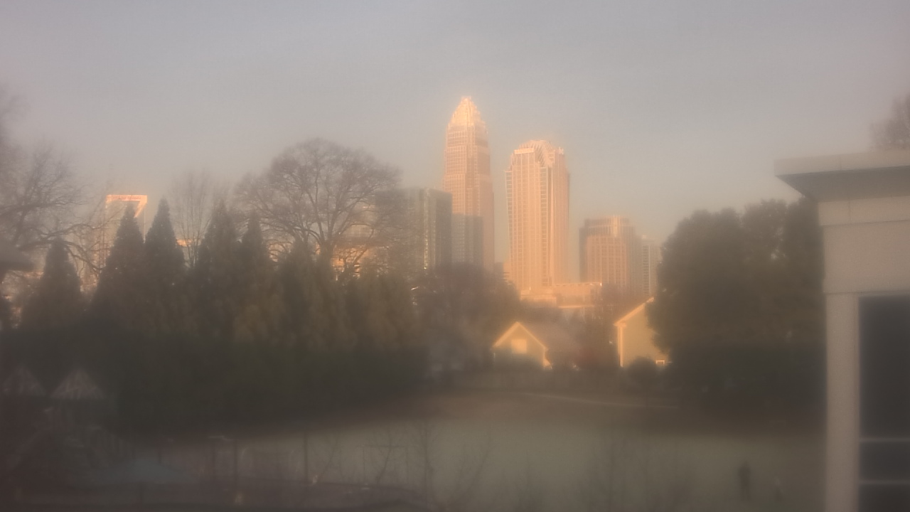 Thumbnail for current weather camera view from Trinity Episcopal School in Charlotte, North Carolina