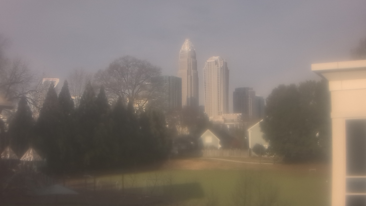 Thumbnail for current weather camera view from Trinity Episcopal School in Charlotte, North Carolina