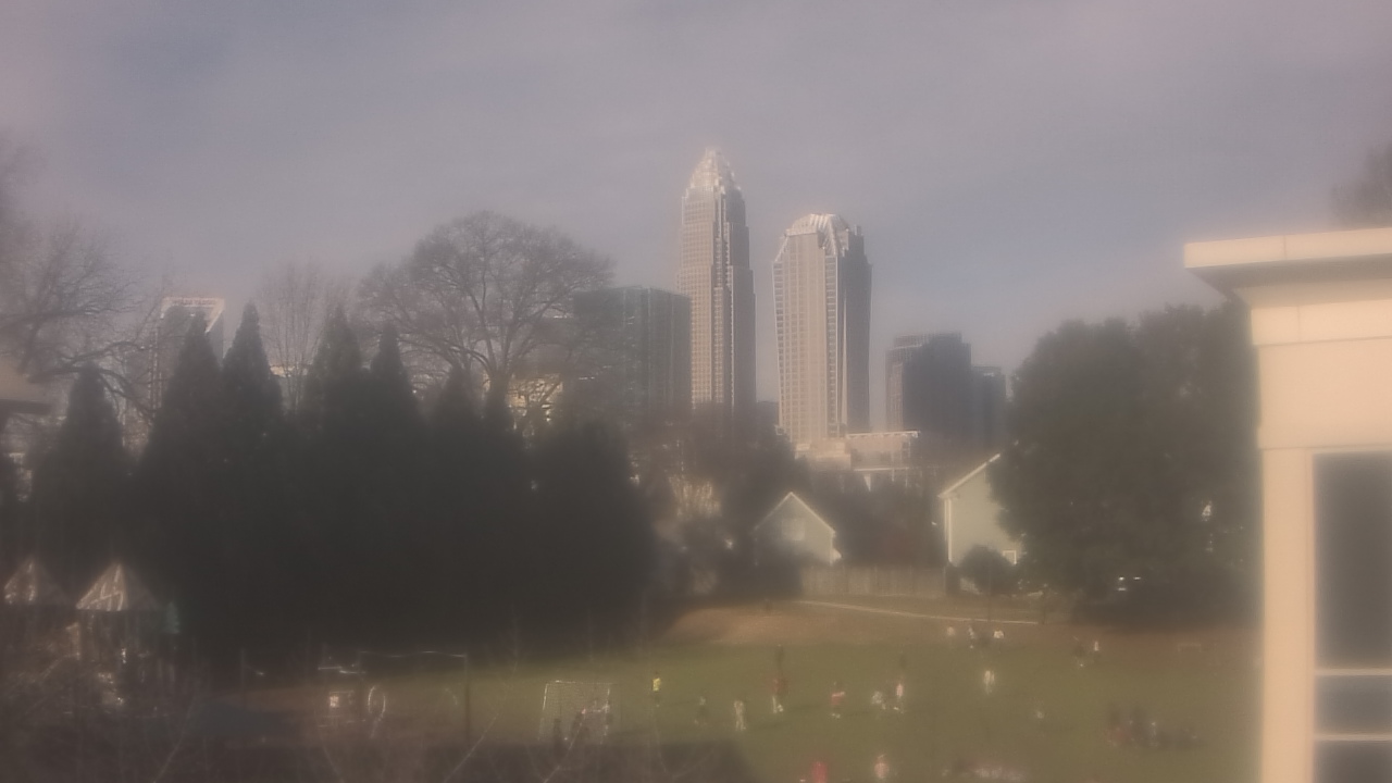 Thumbnail for current weather camera view from Trinity Episcopal School in Charlotte, North Carolina