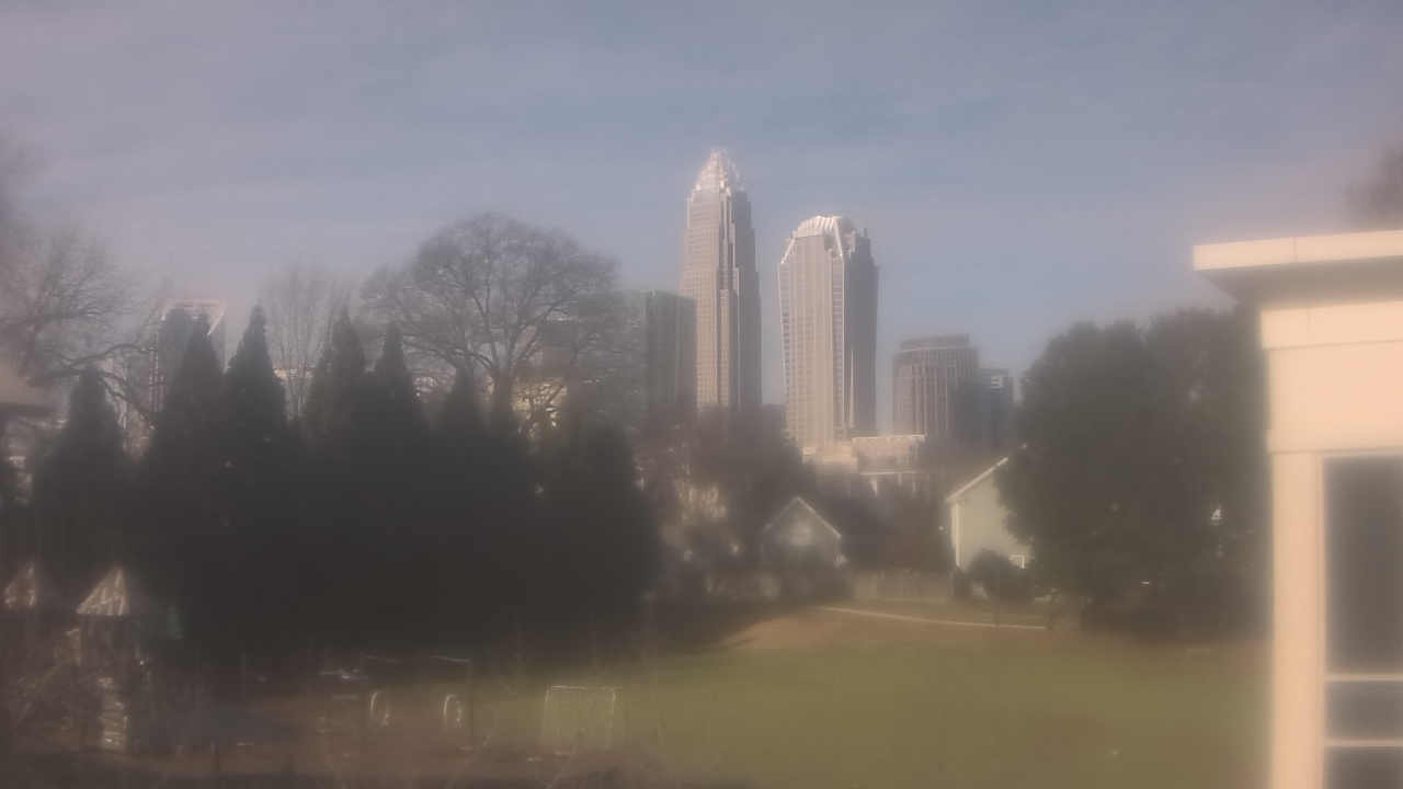 Thumbnail for current weather camera view from Trinity Episcopal School in Charlotte, North Carolina