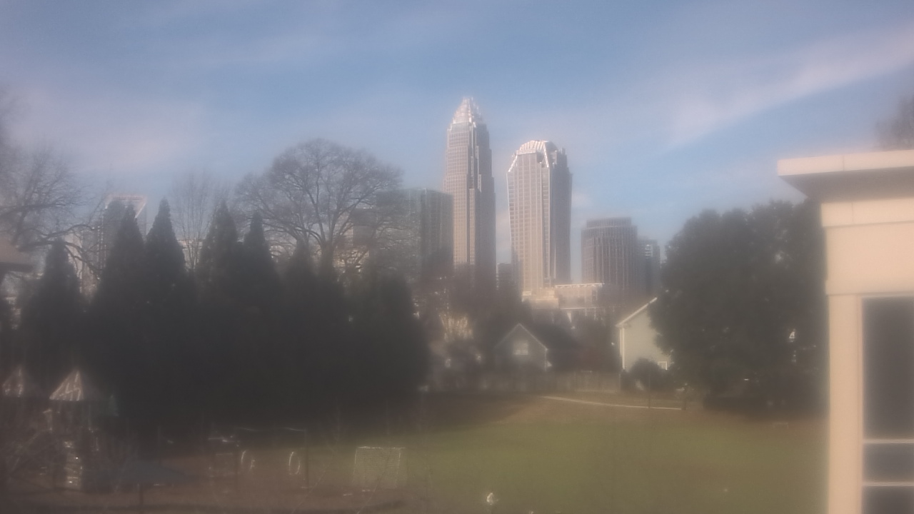 Thumbnail for current weather camera view from Trinity Episcopal School in Charlotte, North Carolina