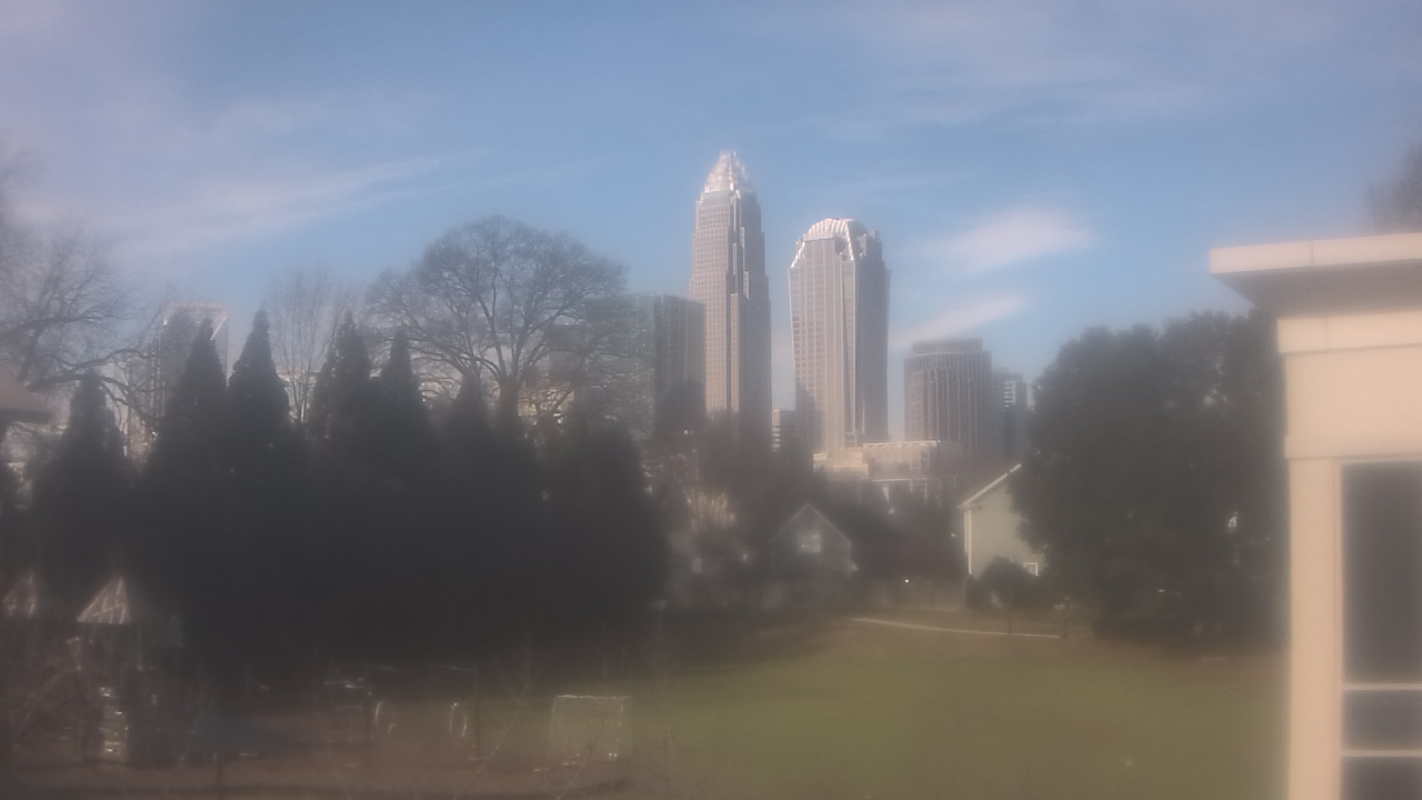 Thumbnail for current weather camera view from Trinity Episcopal School in Charlotte, North Carolina