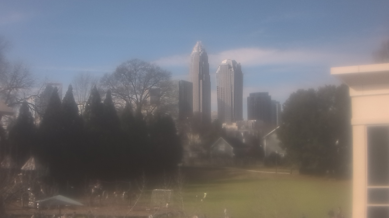 Thumbnail for current weather camera view from Trinity Episcopal School in Charlotte, North Carolina