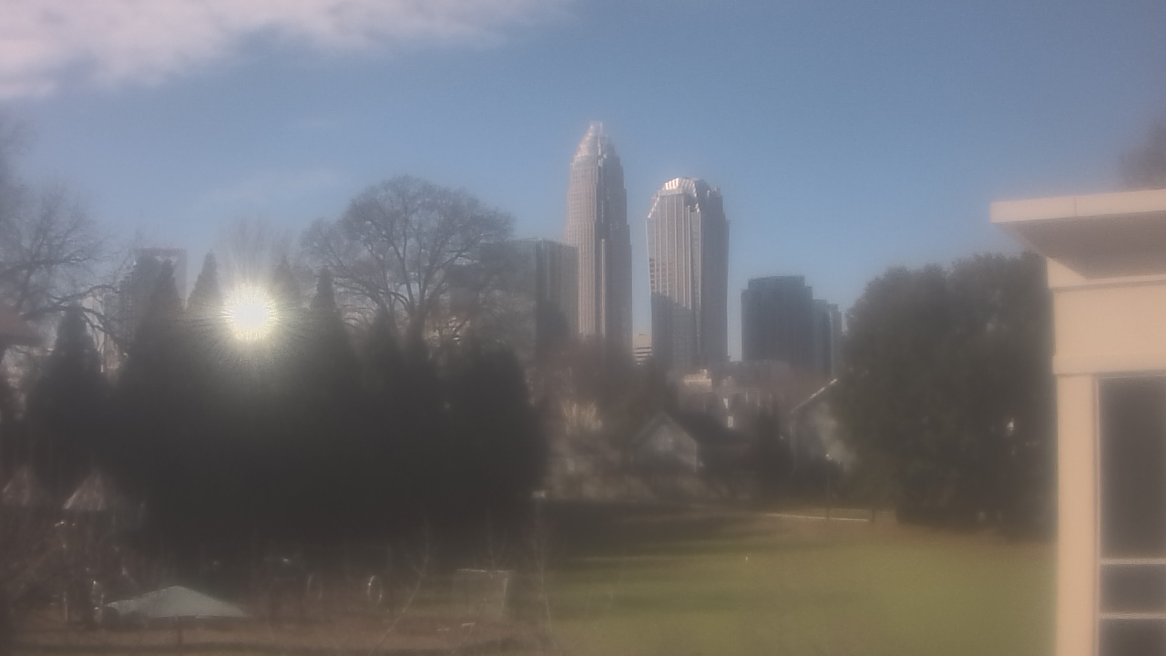 Thumbnail for current weather camera view from Trinity Episcopal School in Charlotte, North Carolina