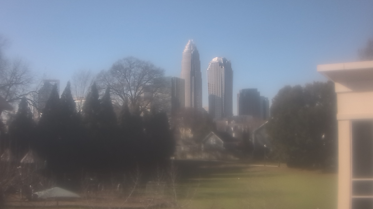 Thumbnail for current weather camera view from Trinity Episcopal School in Charlotte, North Carolina