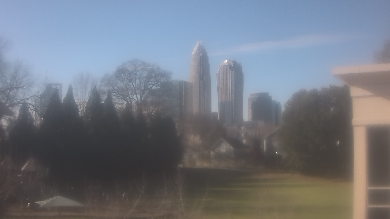Thumbnail for current weather camera view from Trinity Episcopal School in Charlotte, North Carolina