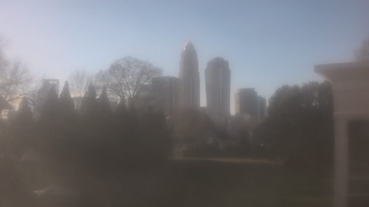 Thumbnail for current weather camera view from Trinity Episcopal School in Charlotte, North Carolina