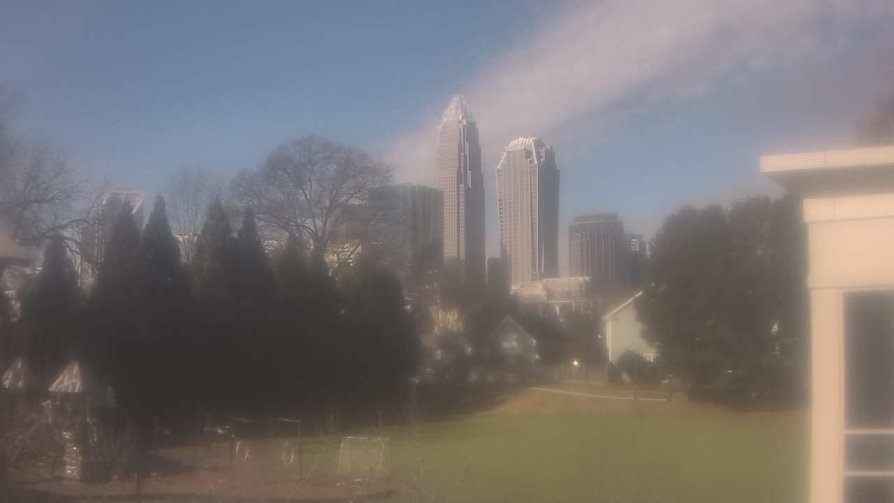 Thumbnail for current weather camera view from Trinity Episcopal School in Charlotte, North Carolina