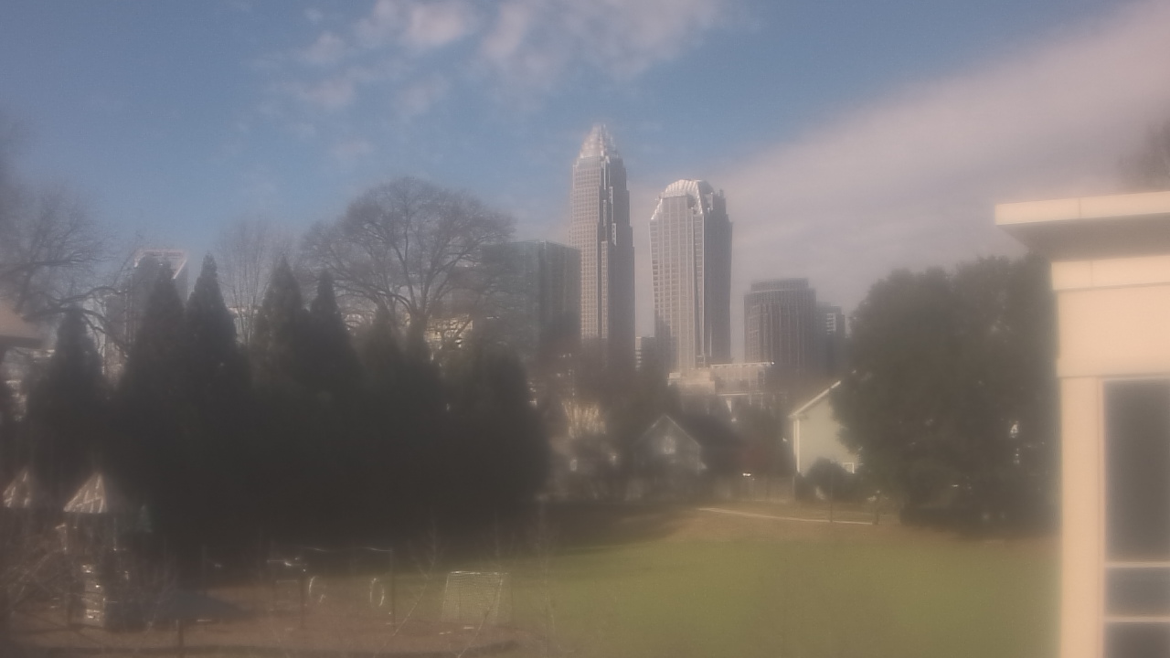 Thumbnail for current weather camera view from Trinity Episcopal School in Charlotte, North Carolina