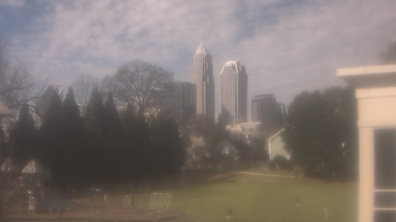 Thumbnail for current weather camera view from Trinity Episcopal School in Charlotte, North Carolina