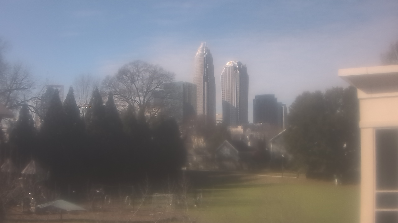 Thumbnail for current weather camera view from Trinity Episcopal School in Charlotte, North Carolina